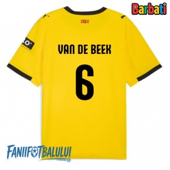 Girona Donny van de Beek #6 Tricou Fotbal Replică 2025-26 Barbati Deplasare